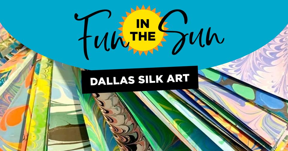 Fun in the Sun: Water Marbling with Dallas Silk Art