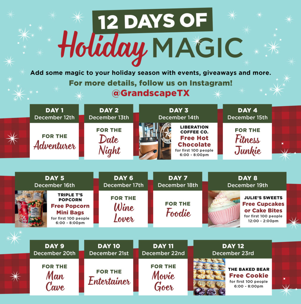 12 Days Of Holiday Magic Calendar