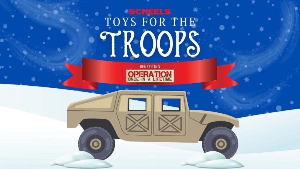 Toys for Troops at Scheels