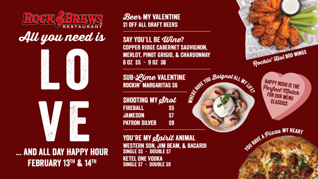 Valentine's Day at Rock & Brews