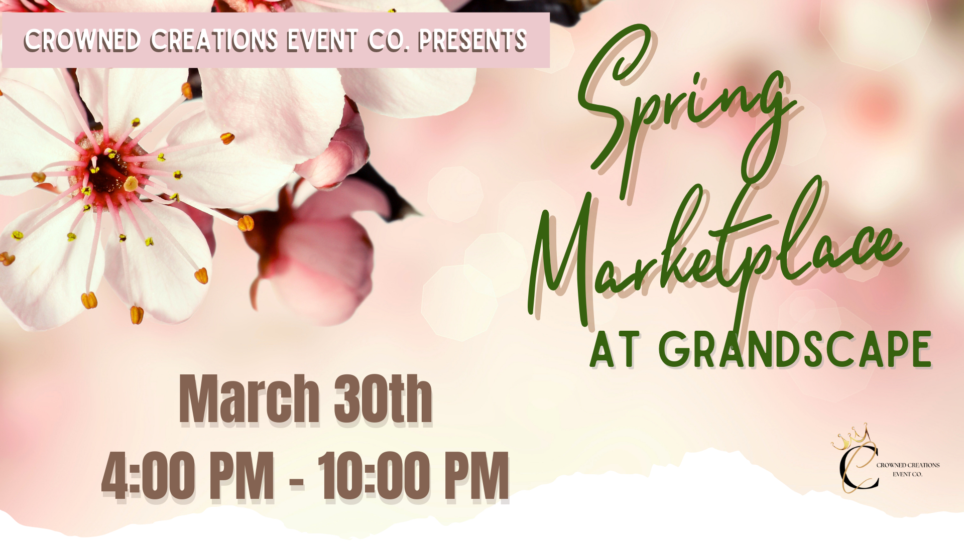 Crowned Event Creations Market