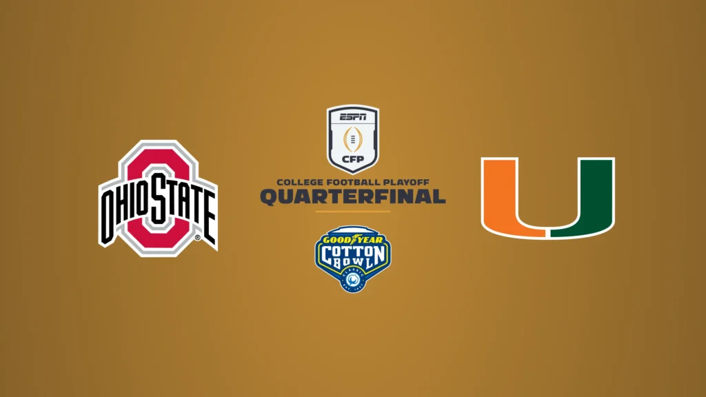 CFP: Goodyear Cotton Bowl: #1 Ohio State vs. #10 Miami at Cosm