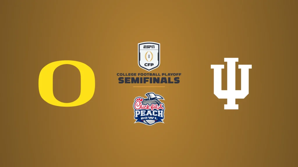 CFP: Chick-fil-A Peach Bowl: #5 Oregon vs. #1 Indiana at Cosm