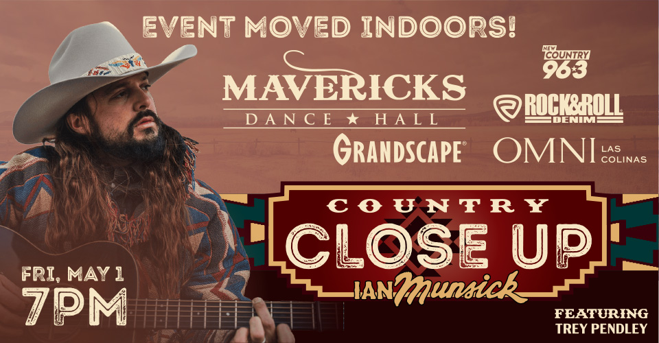 Country Closeup: Ian Munsick Featuring Trey Pendley