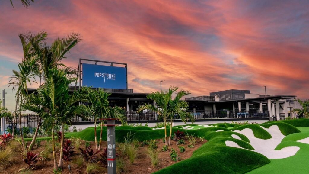 PopStroke Takes Over Former Fireside Surf Venue at Grandscape, Unveils The Surf Lounge at PopStroke